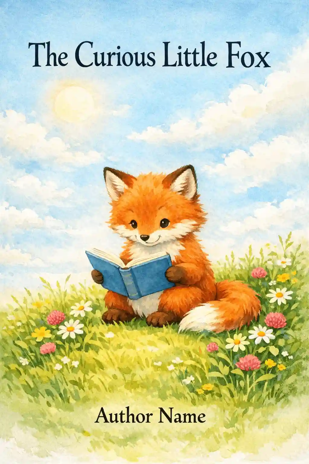 AI-generated children's storybook illustration with consistent character identity
